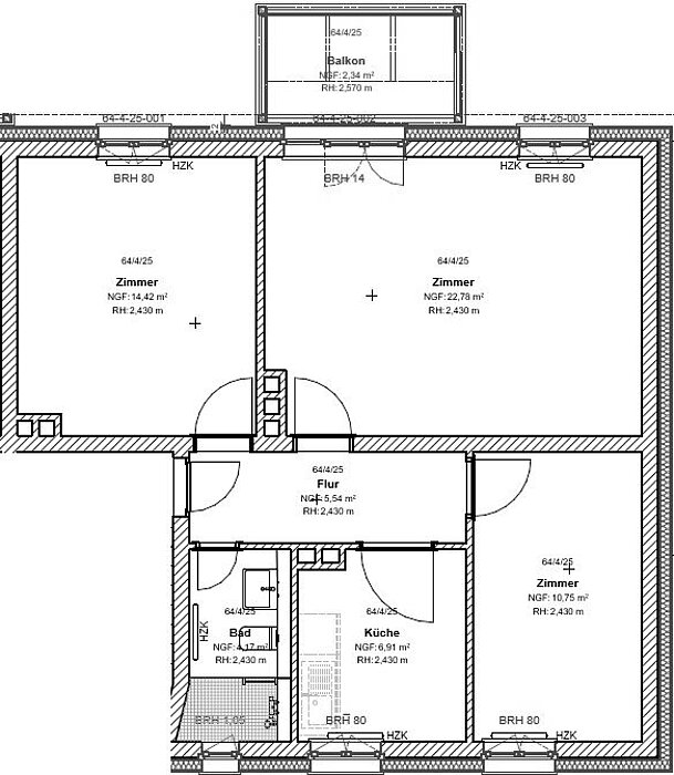 Moderne 3 ZKB mit Balkon! - Photo 2