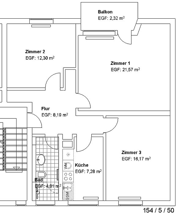 Moderne 3 ZKB nahe Klinikum! - Photo 2