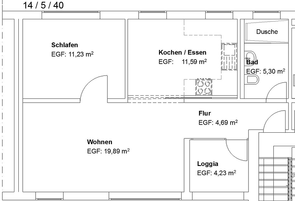 Schicke 2 ZKB mit Parkett und Loggia! - Photo 2
