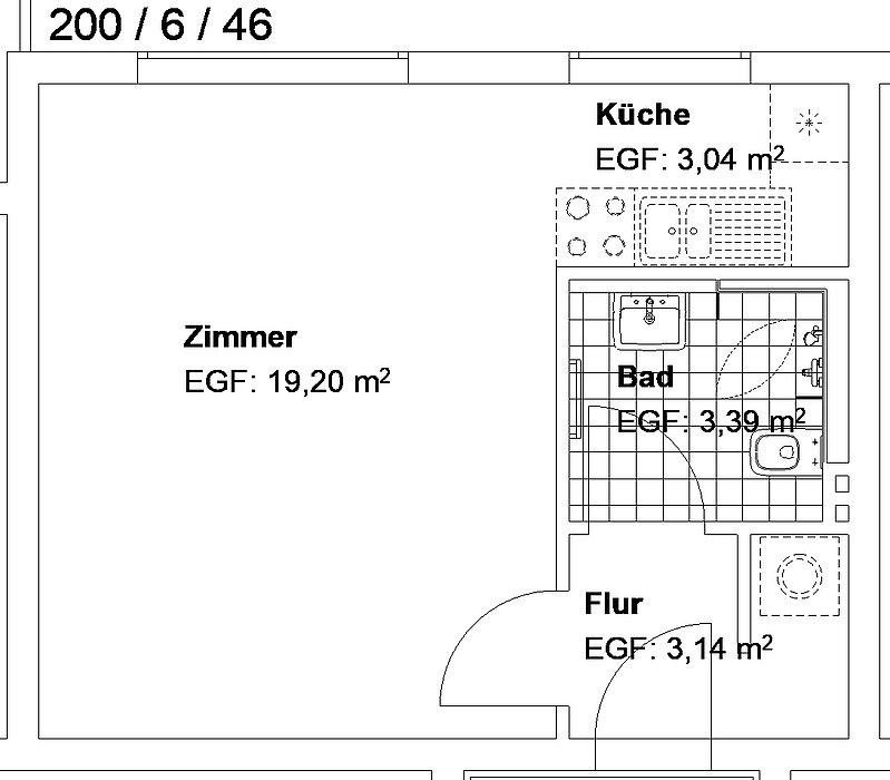 1 Zimmerapartment in Waldau! - Photo 2