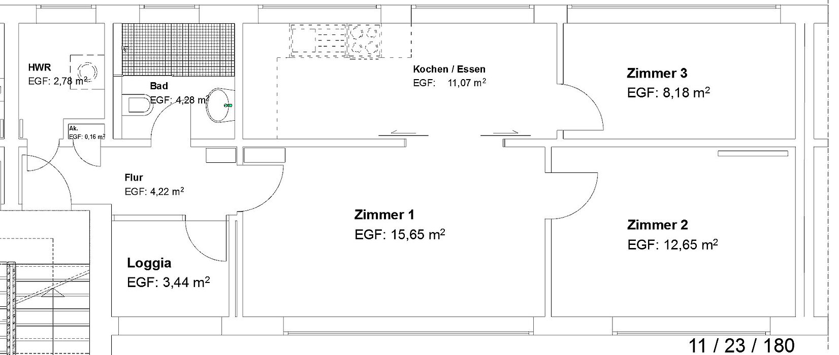 Charmante 3 ZKB mit Loggia! - Photo 2