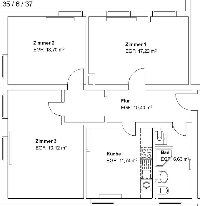 Familienfreundliche 3 ZKB in der Nordstadt! - Photo 2