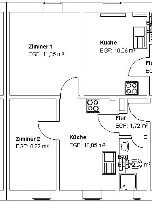 Kompakte 2 ZKB im Grünen! - Foto 2