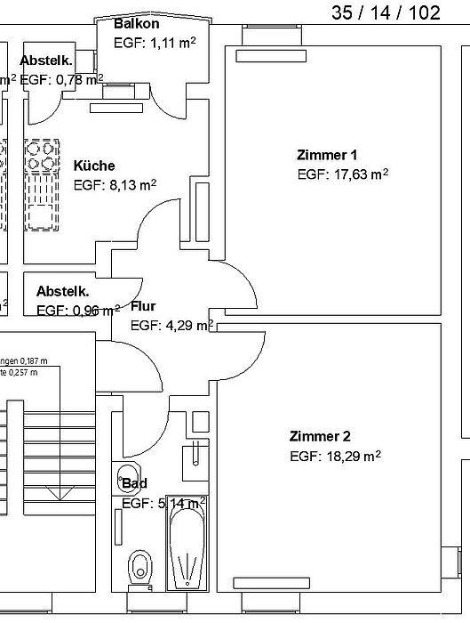 VE - Grundriss - 35 / 14 / 102