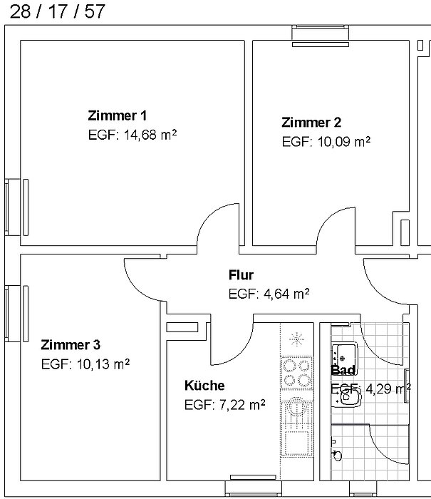 Moderne 3 ZKB im Forstfeld! - Photo 2
