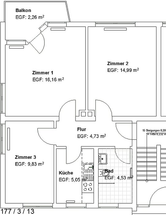 3 ZKB mit Balkon in Oberzwehren! - Photo 2